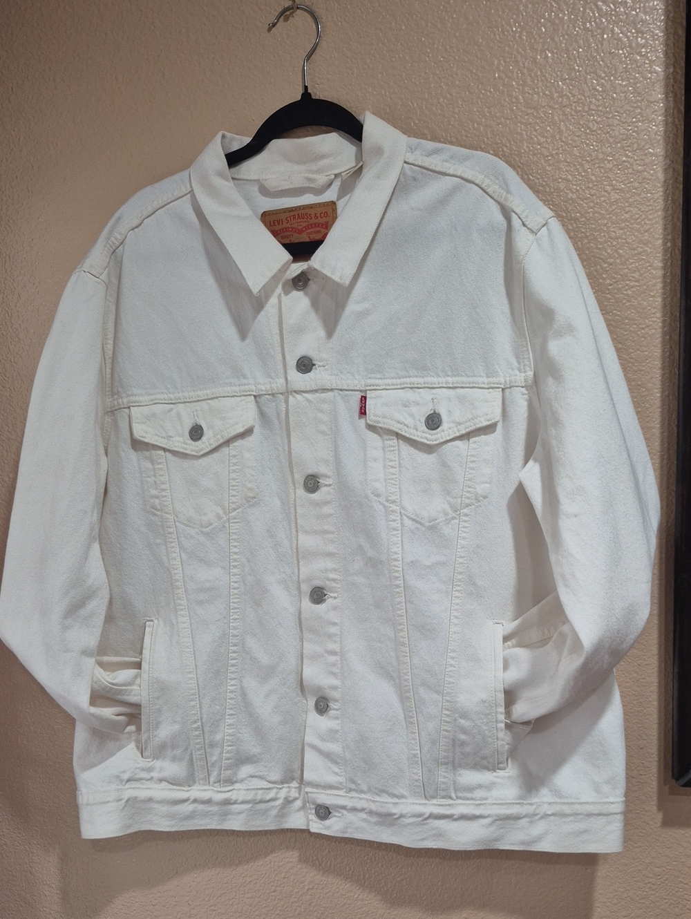 Levi's Men’s Off-White Denim Jacket